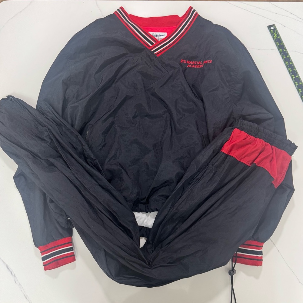 Vintage Champion Martial Arts Windbreaker Set